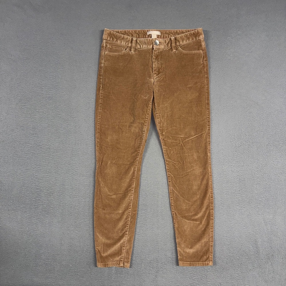 Banana Republic Pants Womens 29 (Fits 31) Brown Slim Fit Stretch Corduroy Casual